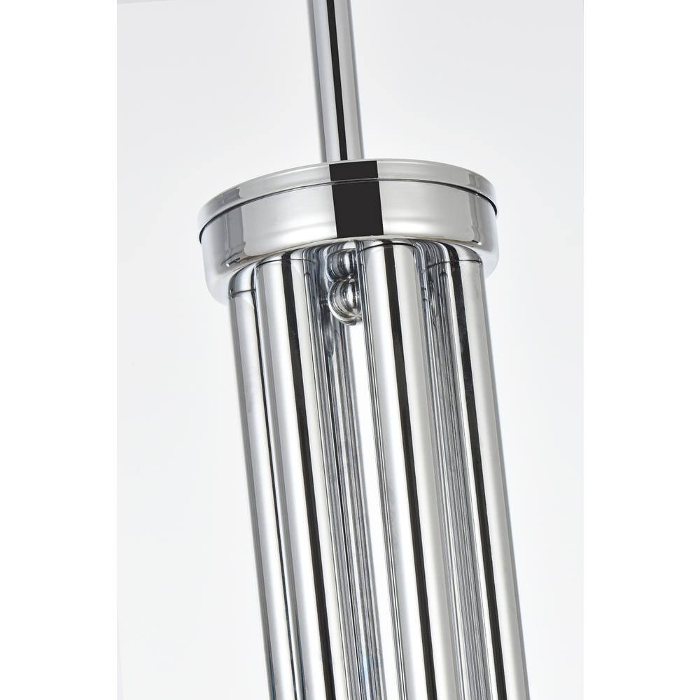 Alt View 1. Living District - Layne 42 inch chandelier in Chrome - Chrome.
