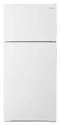 Amana - 14.4 Cu. Ft. Top-Freezer Refrigerator with Dairy Bin - White