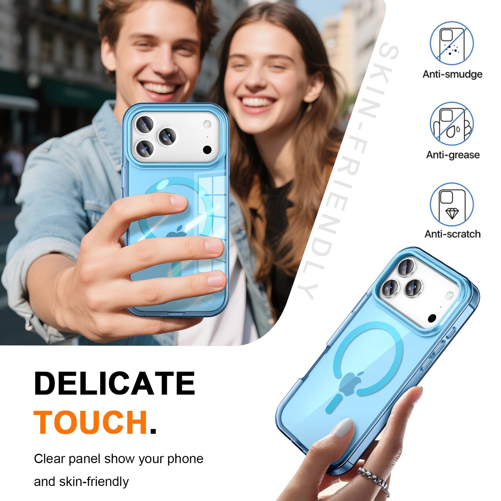 UUCOVER Magnetic Full Body Case for iPhone 17 Pro Shockproof TPU+PC ...