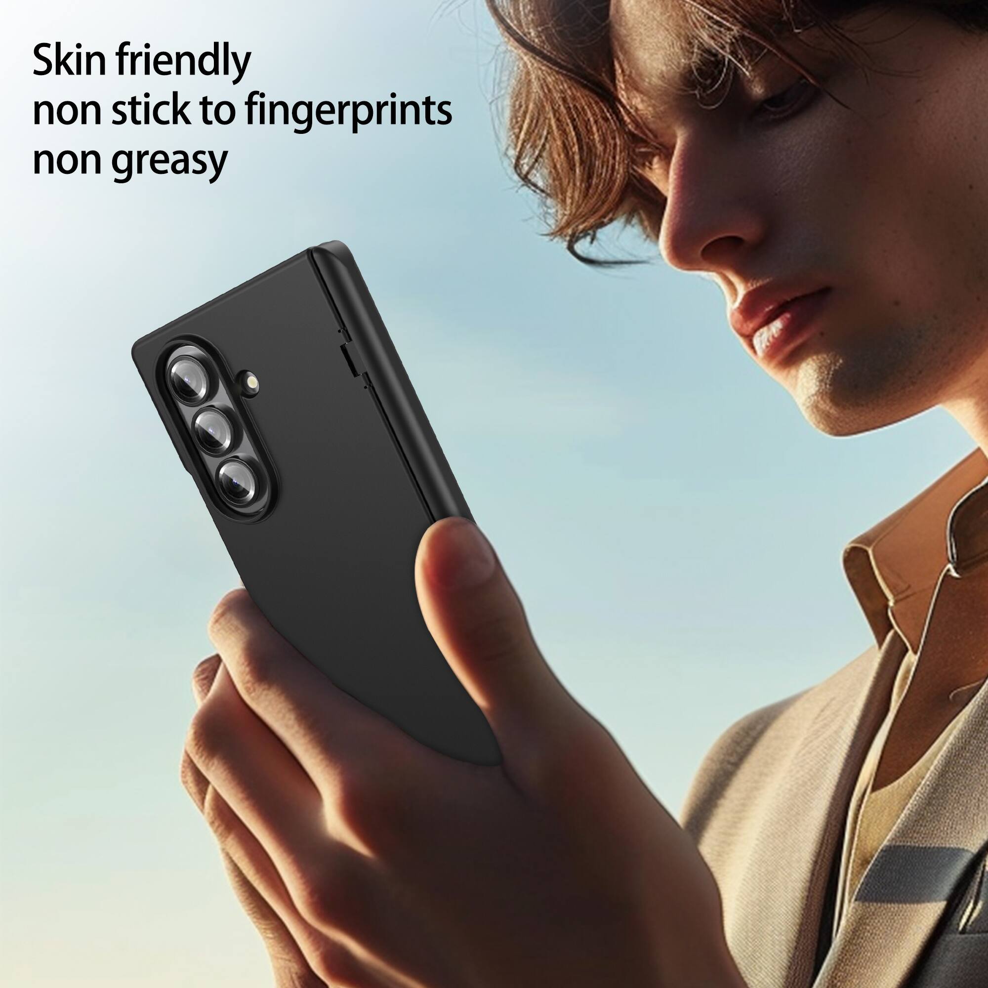 Skin friendly non stick to fingerprints non greasy