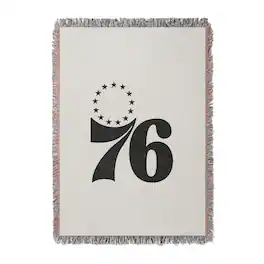 Chad & Jake - Philadelphia 76ers Woven Blanket - White