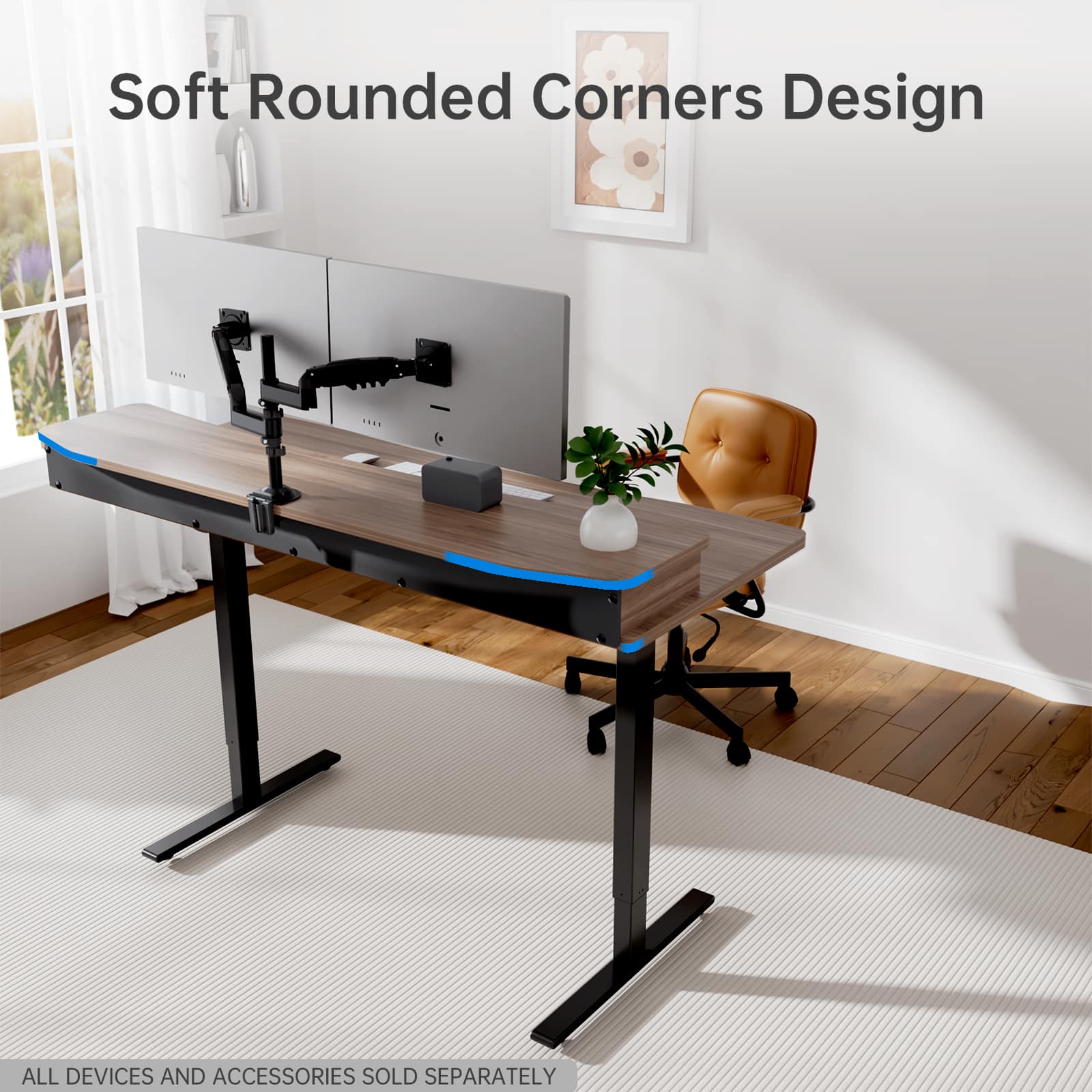 Soft Rounded Corners Design: All Devices and Accessories Sold Separately