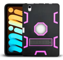 Entronix - Heavy Duty Case for iPad Mini 8.3" (6th Gen, 2021) - Ultimate Protection and Functionality - Pink