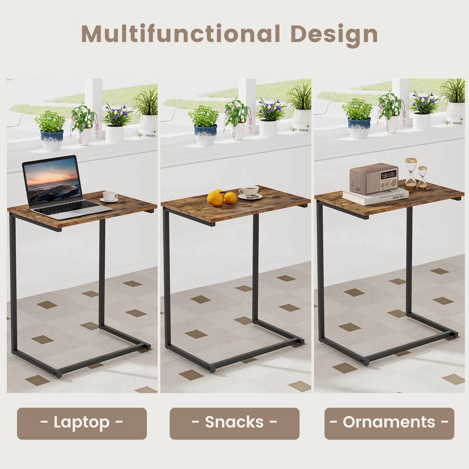 Multifunctional Design:

1. Laptop
2. Snacks
3. Ornaments