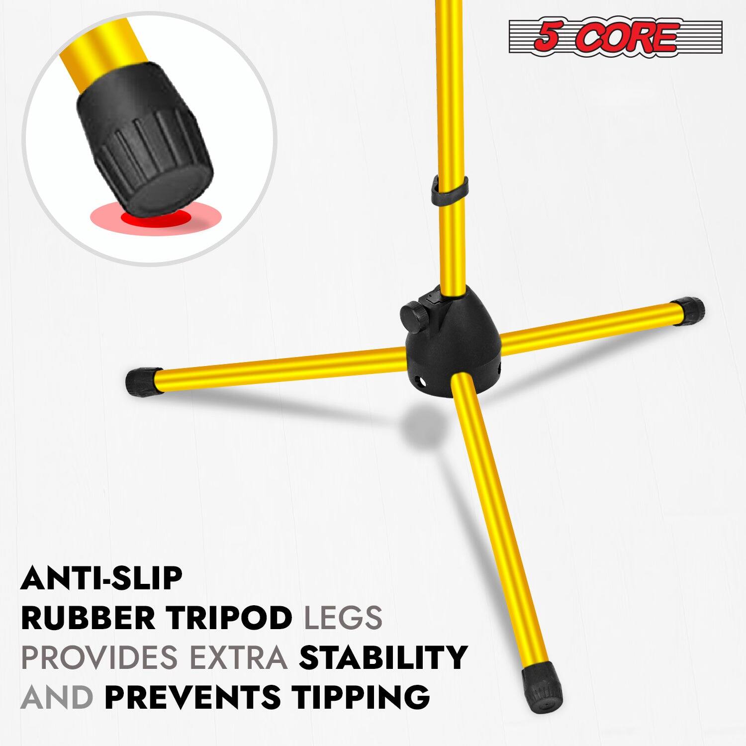 5 CORE
ANTI-SLIP RUBBER TRIPOD LEGS PROVIDES EXTRA STABILITY AND PREVENTS TIPPING