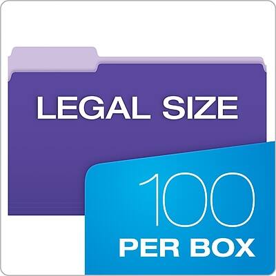 LEGAL SIZE  
100 PER BOX