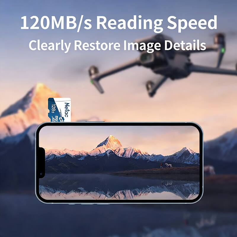120MB/s Reading Speed  
Clearly Restore Image Details