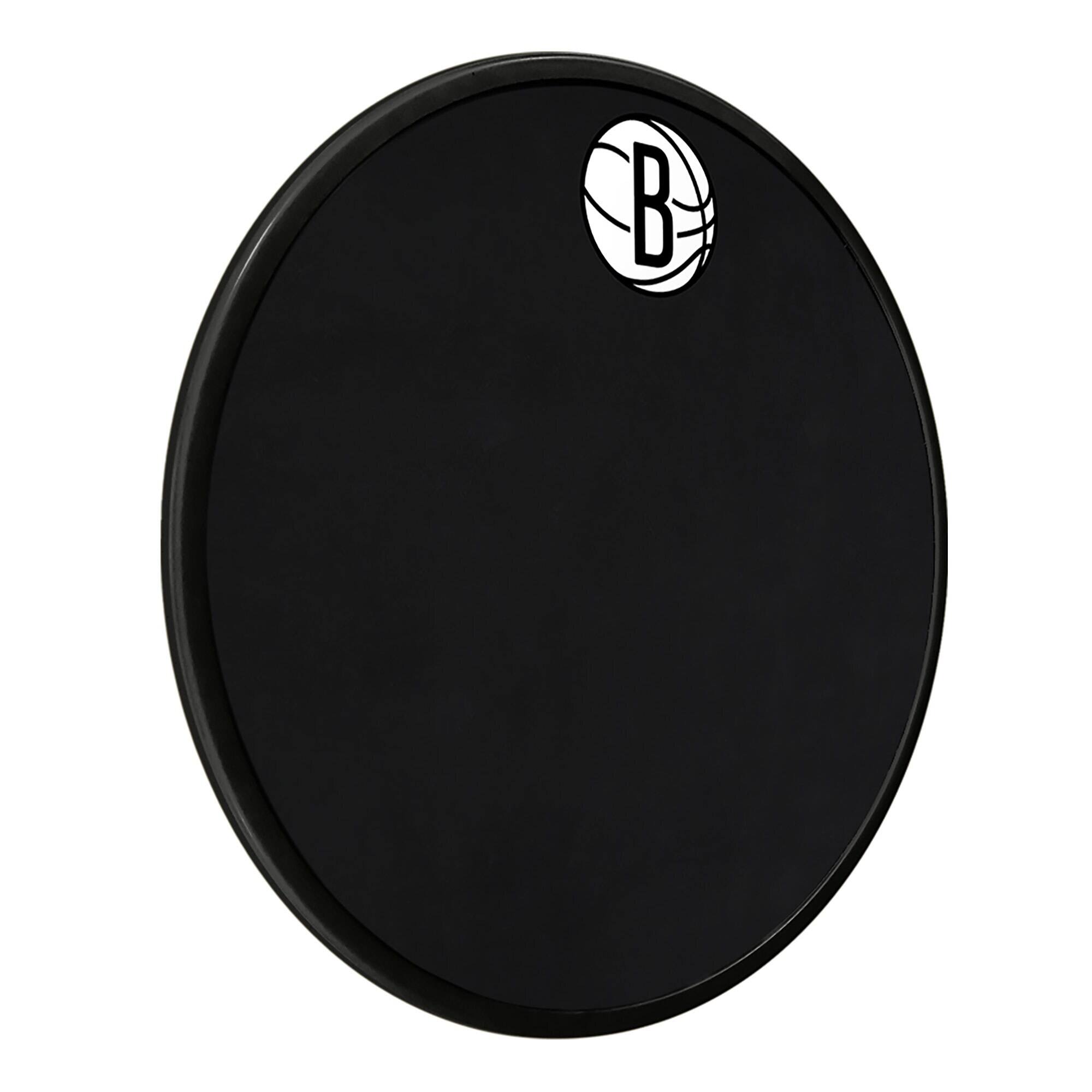 Alt View 1. The Fan-Brand - Brooklyn Nets 17.5" Modern Disc Chalkboard - Multicolor.