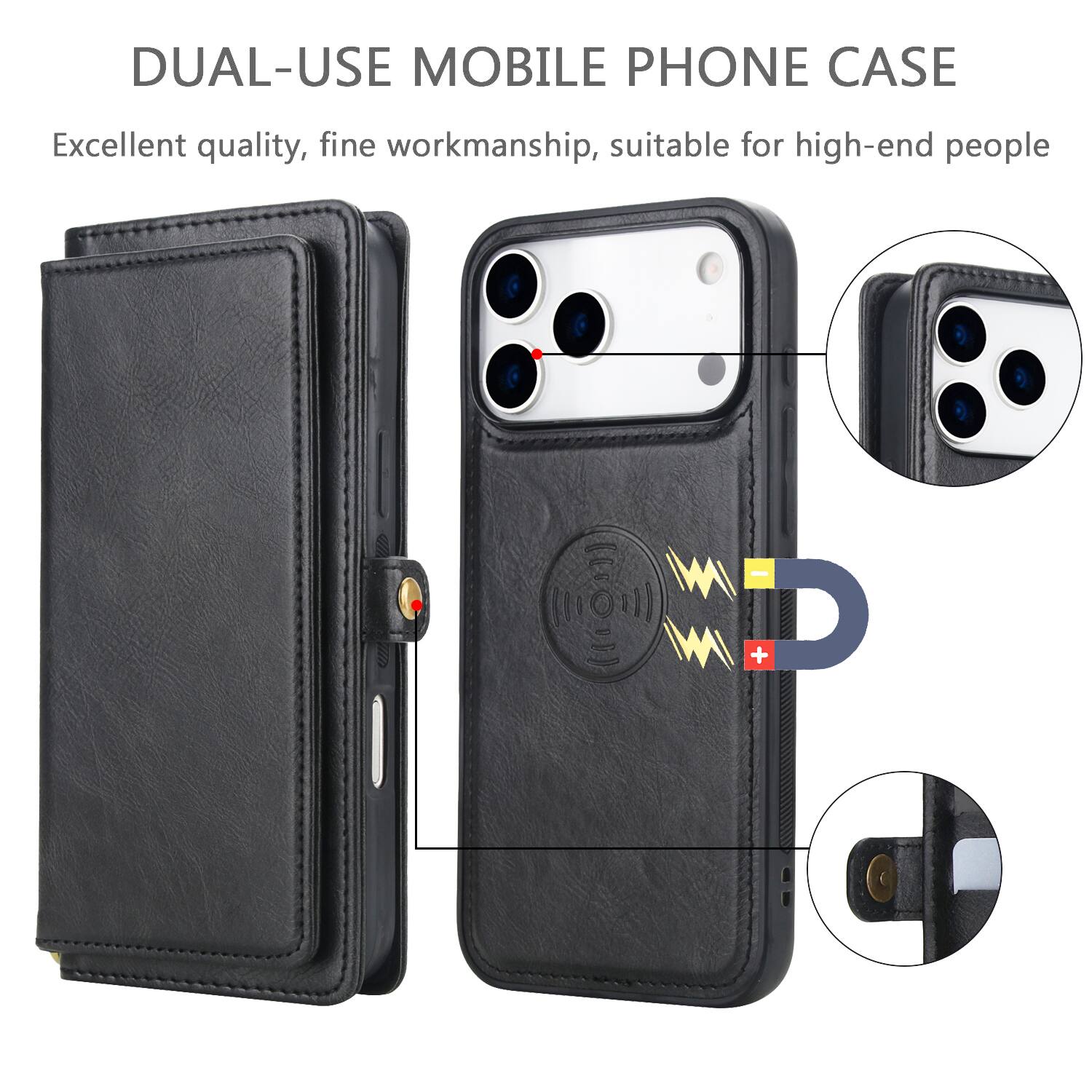 DUAL-USE MOBILE PHONE CASE

Excellent quality, fine workmanship, suitable for high-end people
