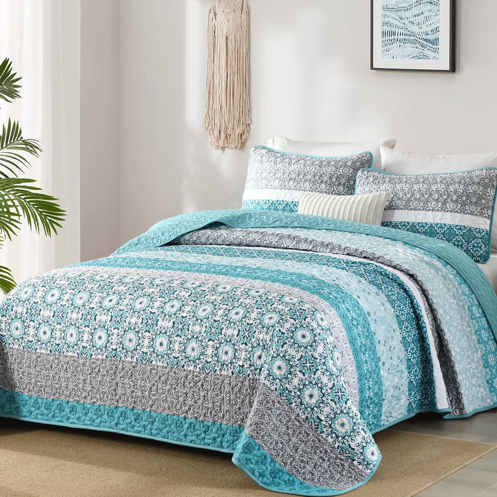 Teal-King(104"×90")