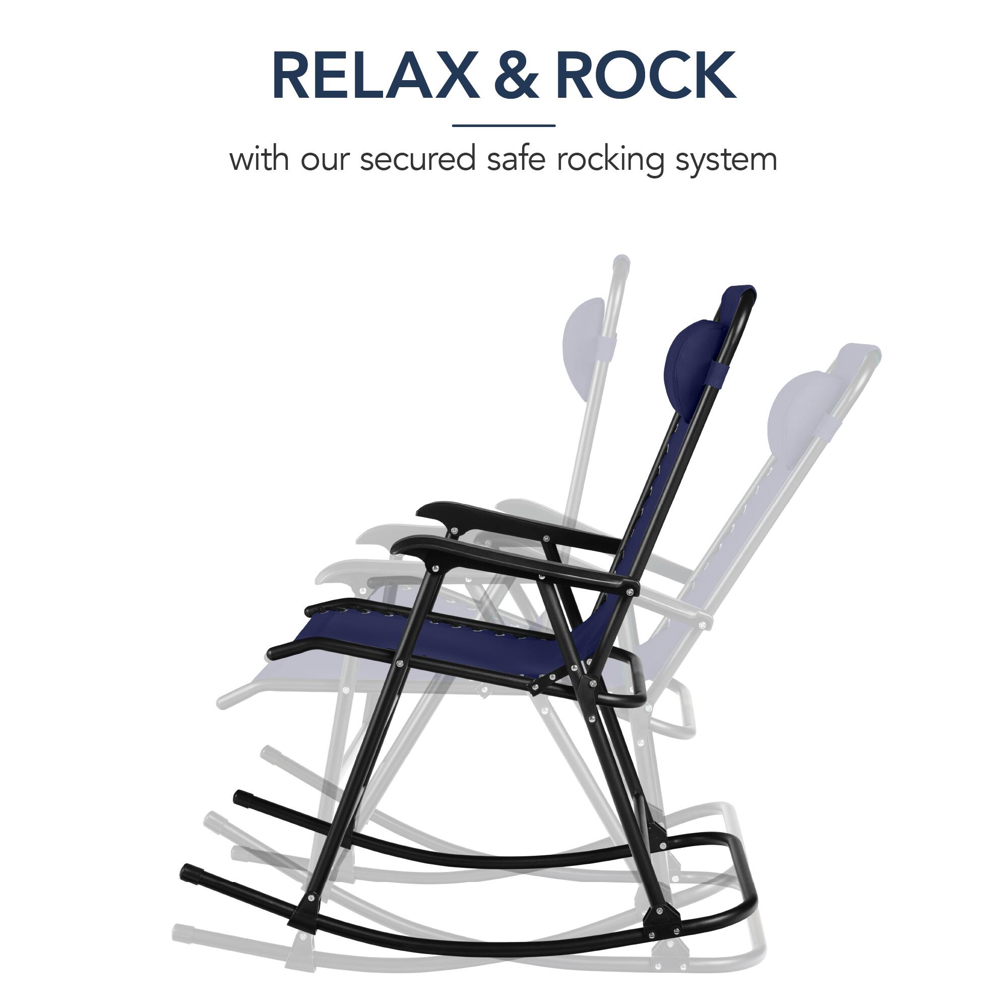 RELAX & ROCK  
with our secured safe rocking system
