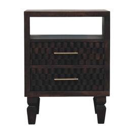 Artisan Furniture - Solid Wood Arno Bedside - Brown