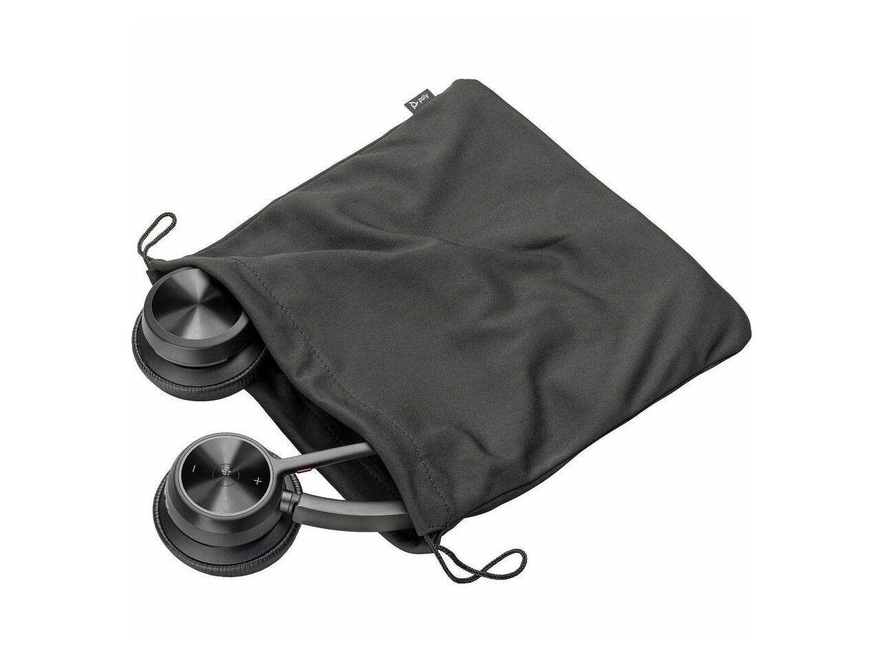 Alt View 3. Poly - Poly Voyager 4320-M Microsoft Teams Certified Headset +BT700 dongle +Charging Stand, black - Black.