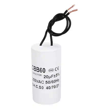 CBB60 CE cec CAPACITOR 20µF 5% 250VAC 50/60Hz SH.C.SO 40/70/21