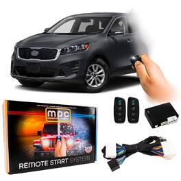MPC - Remote Start Kit For Kia Sorento 2016-2020 | w/ 2-Way Remotes | Plug and Play - Black