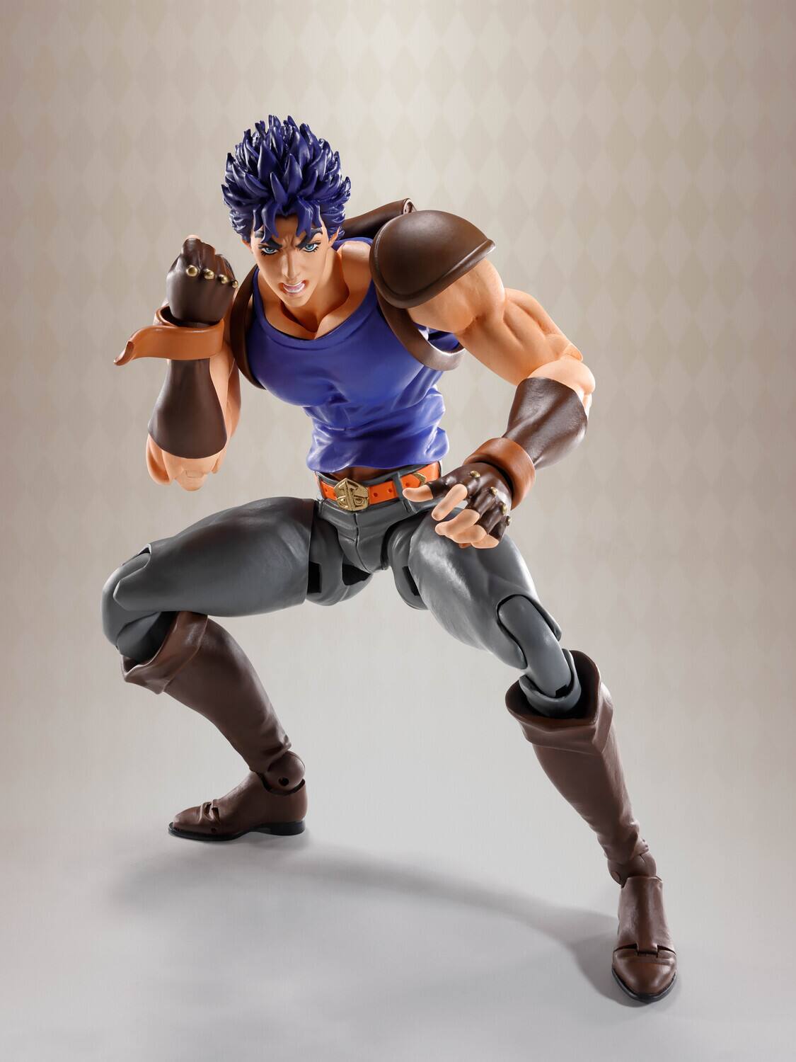 Alt View 4. Bandai - Tamashii Nations - JoJo's Bizarre Adventure - S.H.Figuarts - Jonathan Joestar Action Figure   - COLLECTIBLES - Multicolor.