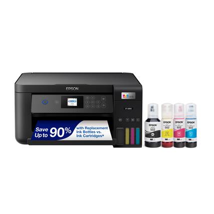 EPSON - I . ecbtank - - -o - .. - - O 112010 with Replacement Save 90% Ink Bottles vs. Up to Ink Cartridges* IK Y M C EPSON EPSON EPSON 502 502 502 Y M C TT TT 10