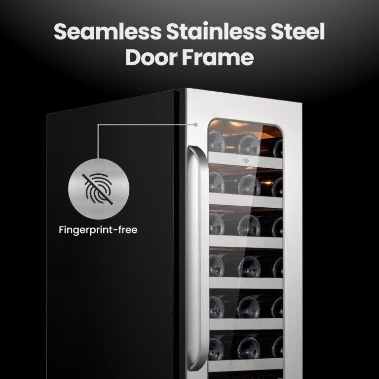 Seamless Stainless Steel Door Frame  
Fingerprint-free