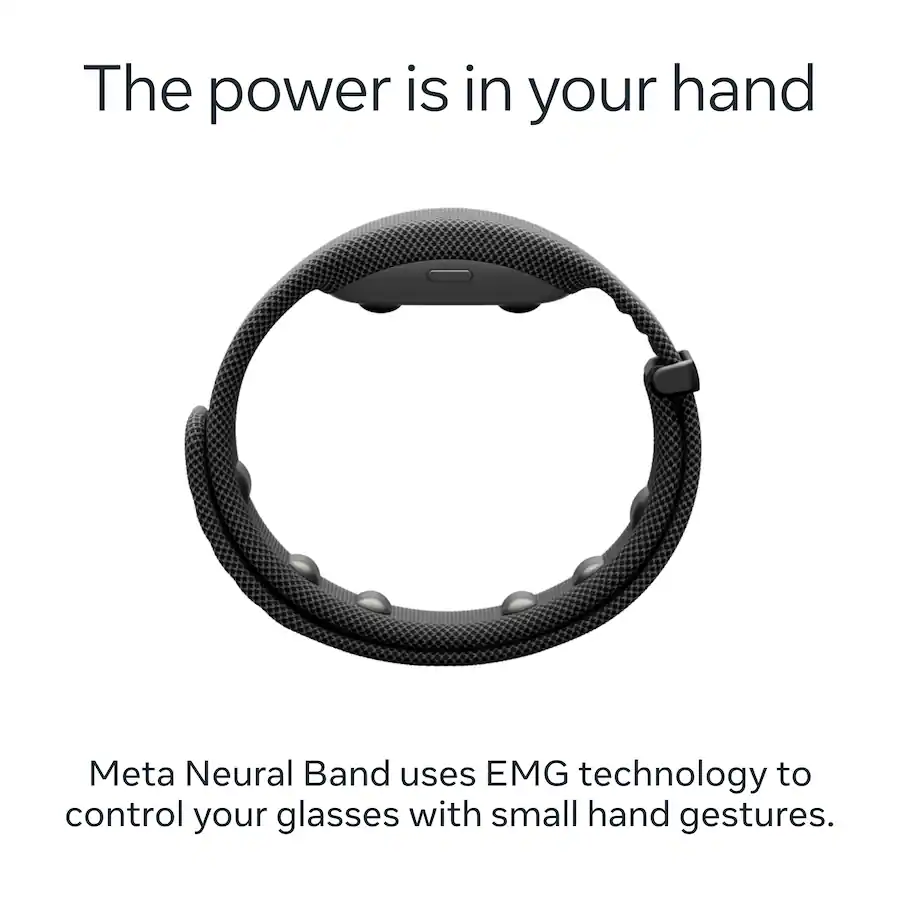 Hand Control Ray Meta Ray Ban Display & Neural Band | AI glasses with in lens display ...