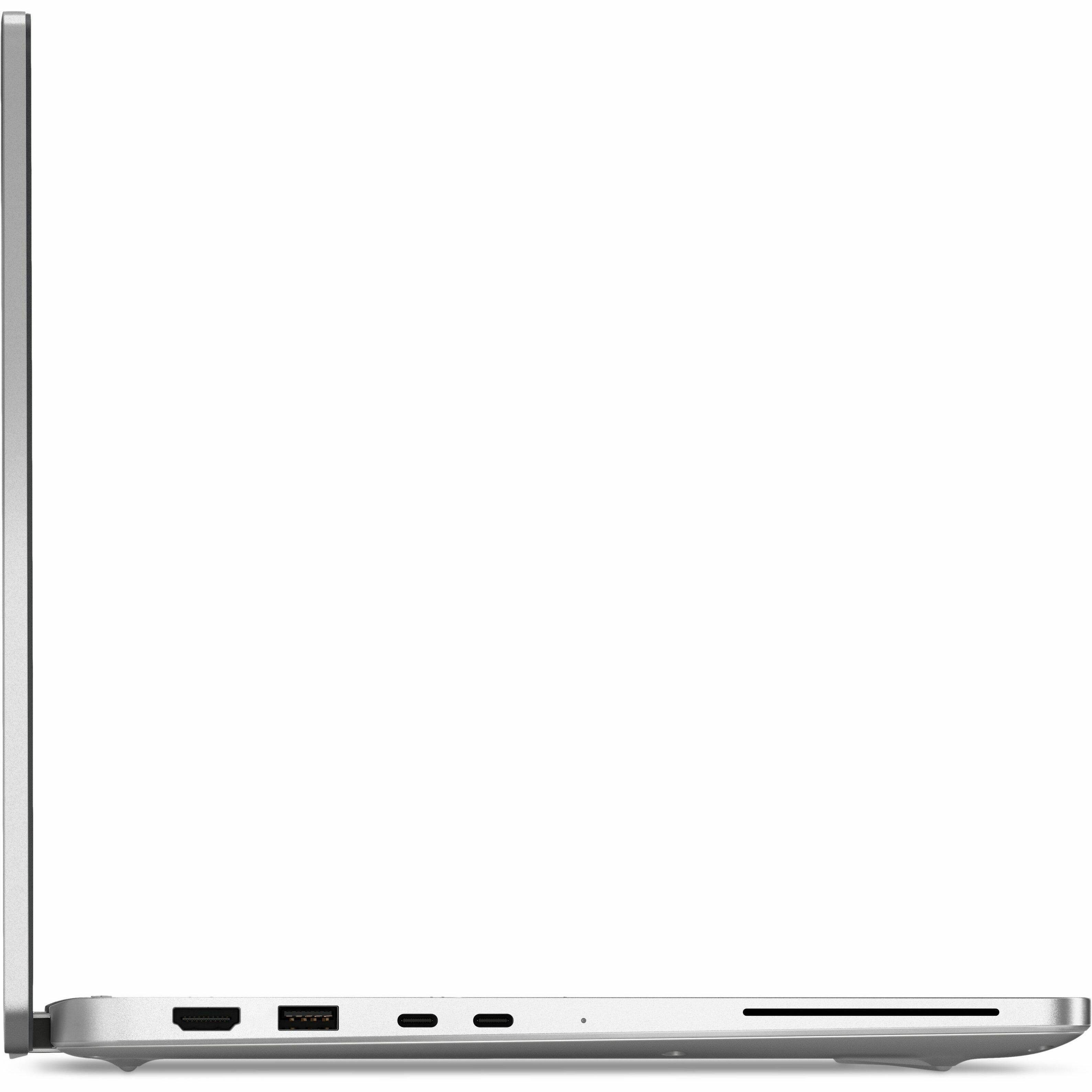 Alt View 1. Dell - Dell Pro 14 Plus PB14255 14" Clamshell Copilot+ PC Notebook - Full HD Plus - 60 Hz - AMD Ryzen AI 5 PRO 340 - 16 GB - Platinum Silver.