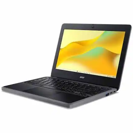 Front. Acer - Acer Chromebook 511 C736 C736-C09R 11.6" Chromebook - WXGA - 60 Hz - Intel N-Series N100 - 4 GB - 32 GB Flash Memory - E - Black.