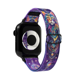 ZOX - Enlightened Cat NFC Smartwatch Band, 42/44/45/49mm - Purple