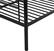 Alt View 6. Trinkets Crazed - Twin Over Full Bunk Bed with Trundle, Sturdy Metal Frame Beds, Twin Over with 2 Ladders - black.