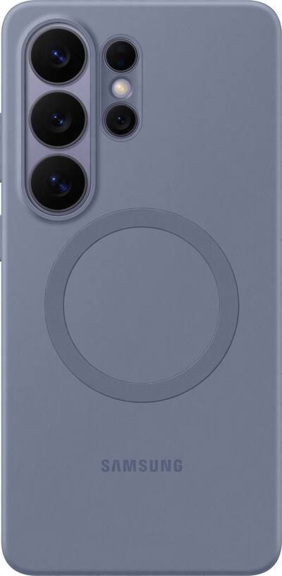 Samsung Galaxy S26 Ultra Silicone Magnet Case Blue Violet EF Samsung Galaxy S26 Ultra Silicone Magnet Case Blue Violet EF