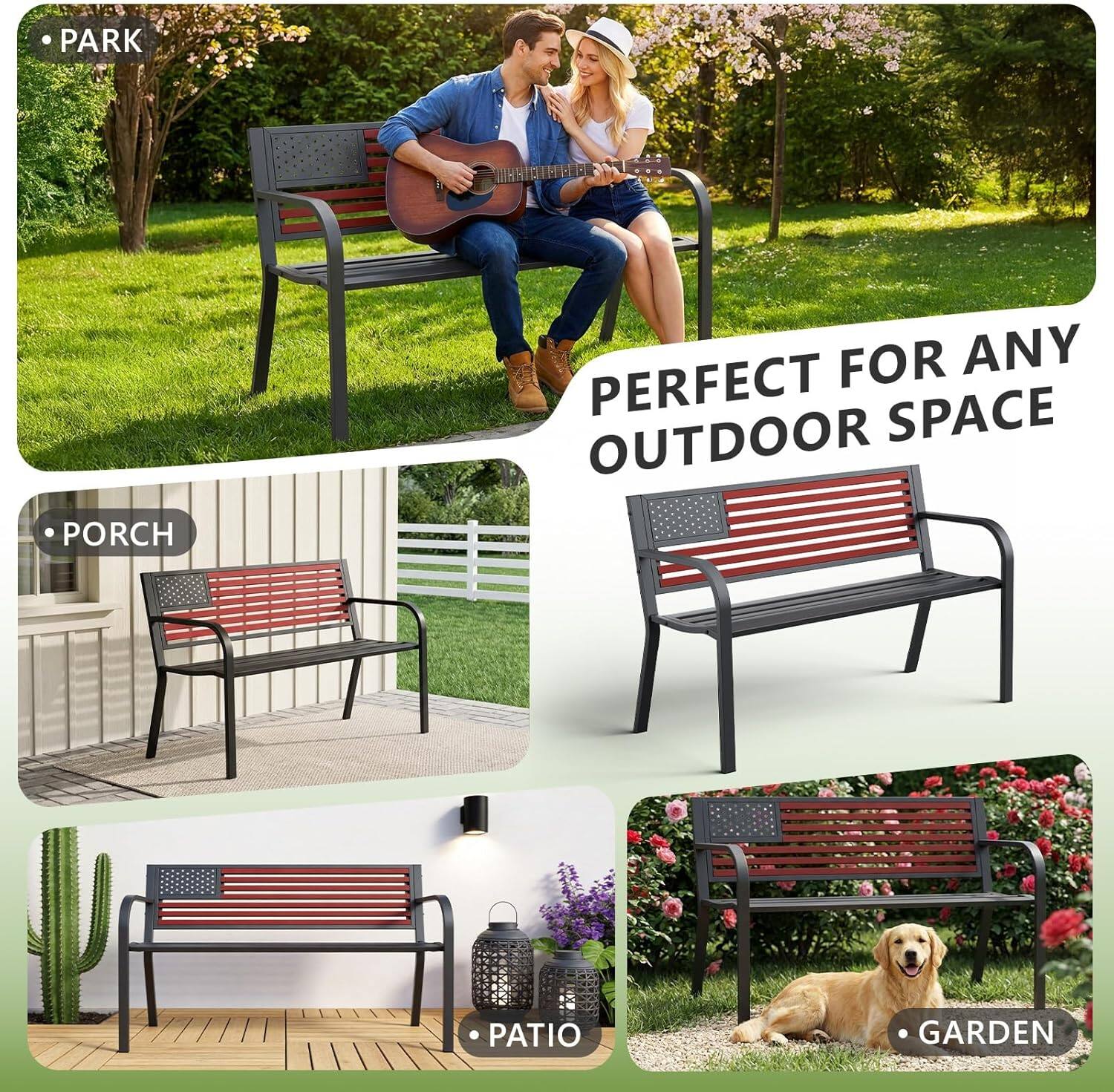 PARK PORCH FOR ANY PERFECT SPACE OUTDOOR PATIO GARDEN
