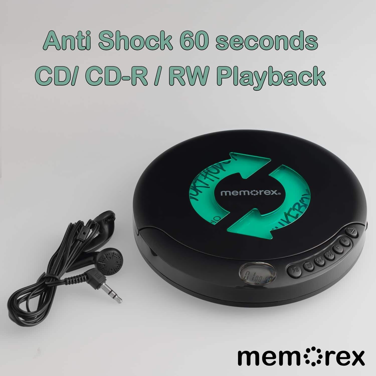 Anti Shock 60 seconds
CD/ CD-R / RW Playback
memorex