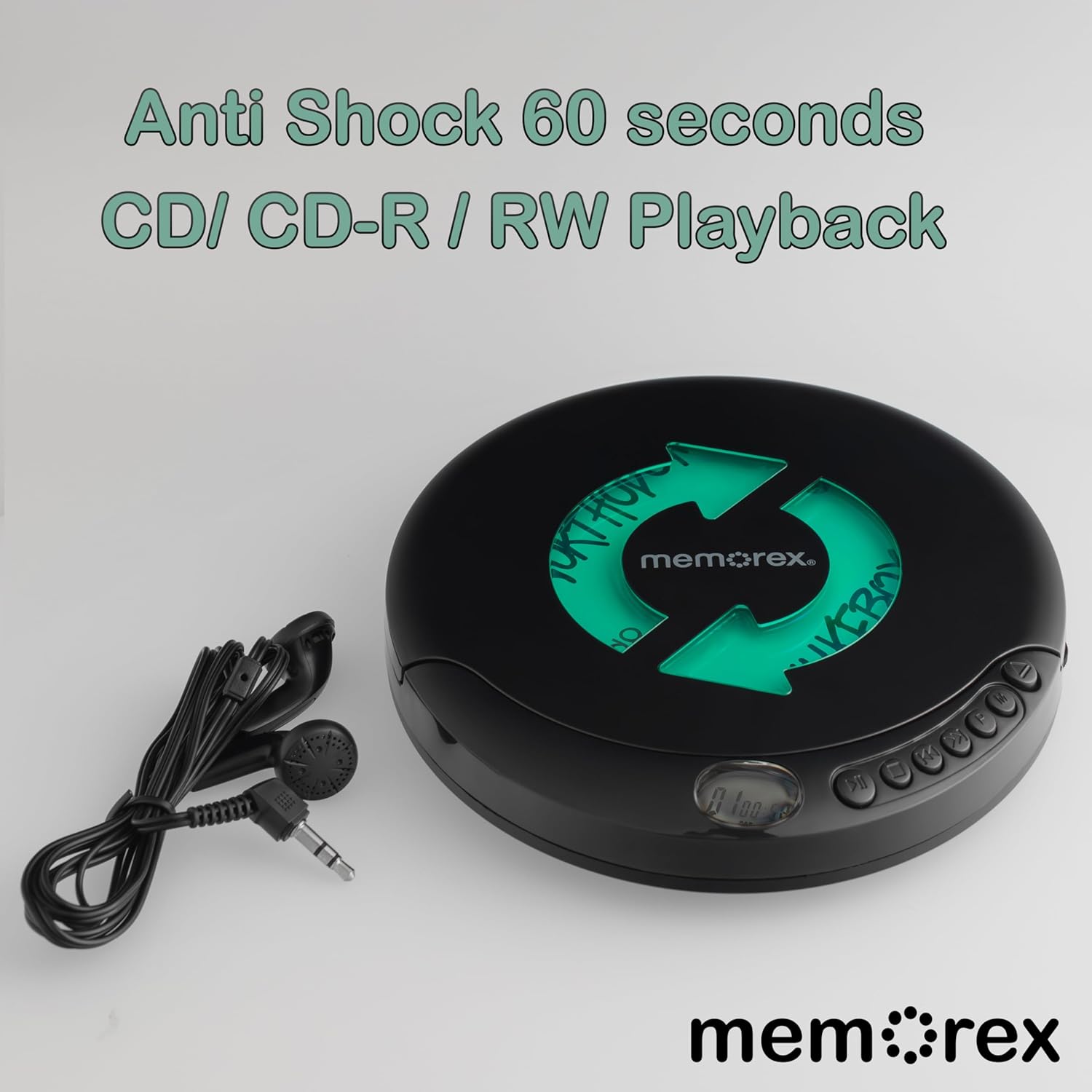 Anti Shock 60 seconds  
CD/ CD-R / RW Playback  

memorex