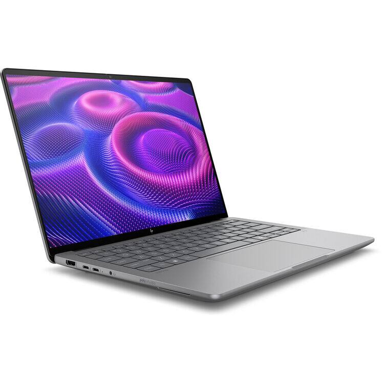 Alt View 3. HP - ZBook Ultra G1a 14" QHD+ OLED Touchscreen Mobile Workstation - AMD Ryzen AI Max PRO 390 - 64GB RAM - 2TB SSD - Win11Pro - Sliver.