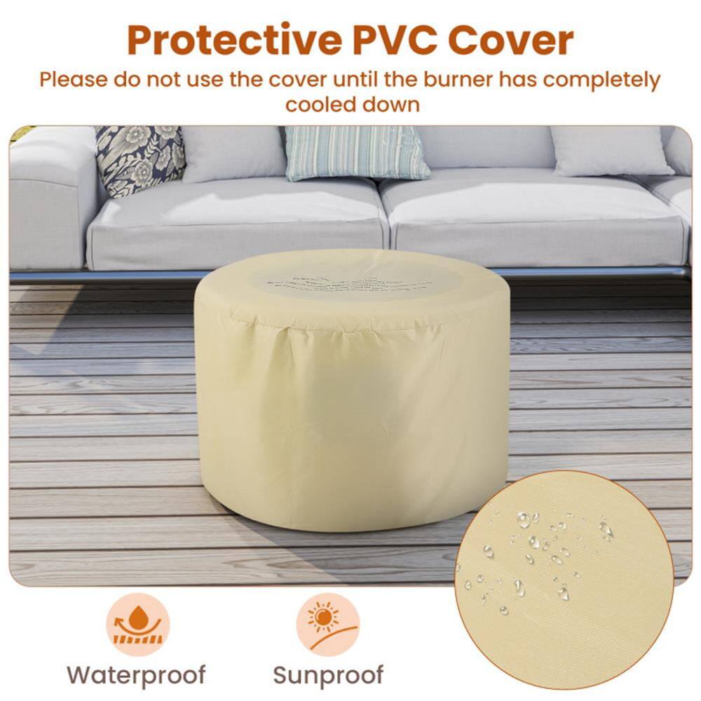 Protective PVC Cover

Please do not use the cover until the burner has completely cooled down

Waterproof  
Sunproof