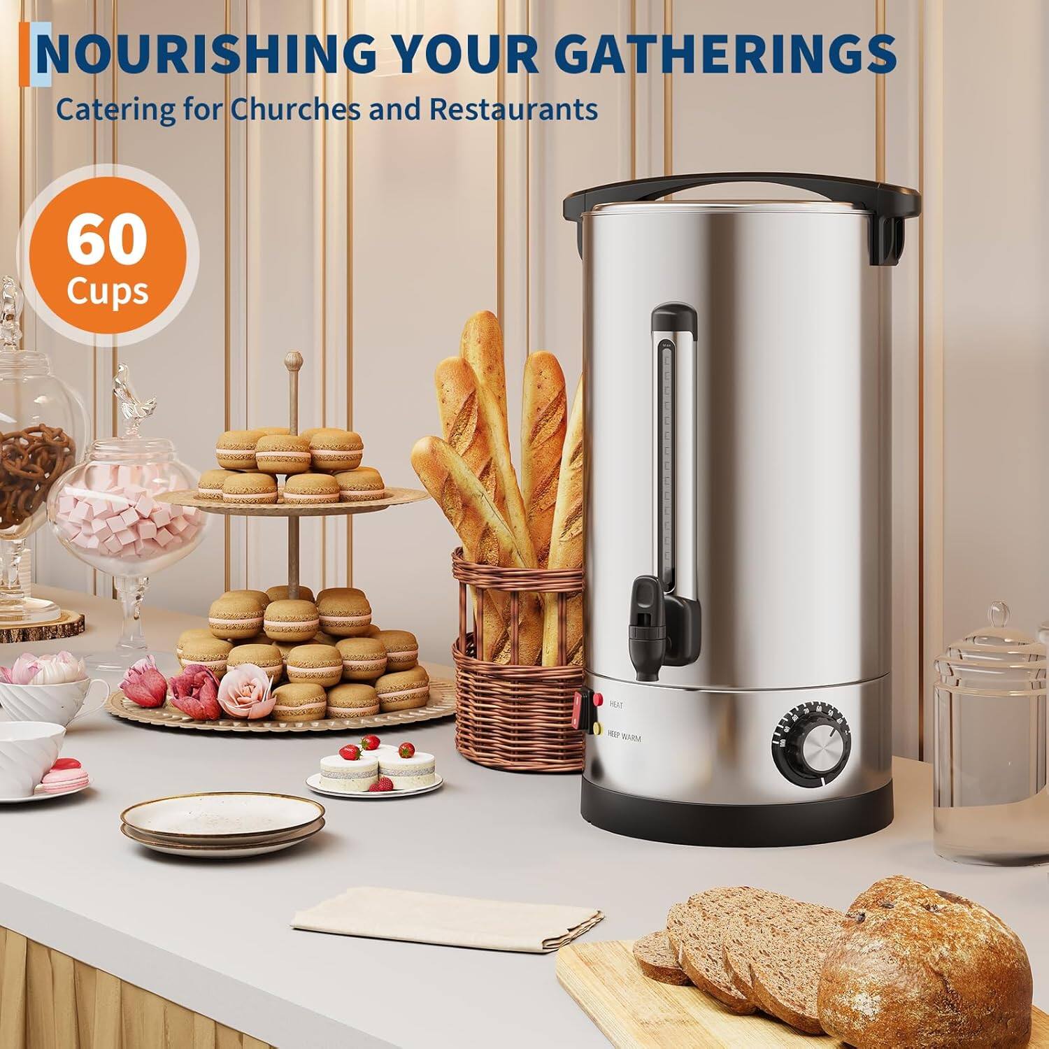 NOURISHING YOUR GATHERINGS  
Catering for Churches and Restaurants  

60 Cups  

WMO SUNNEKTE 1E