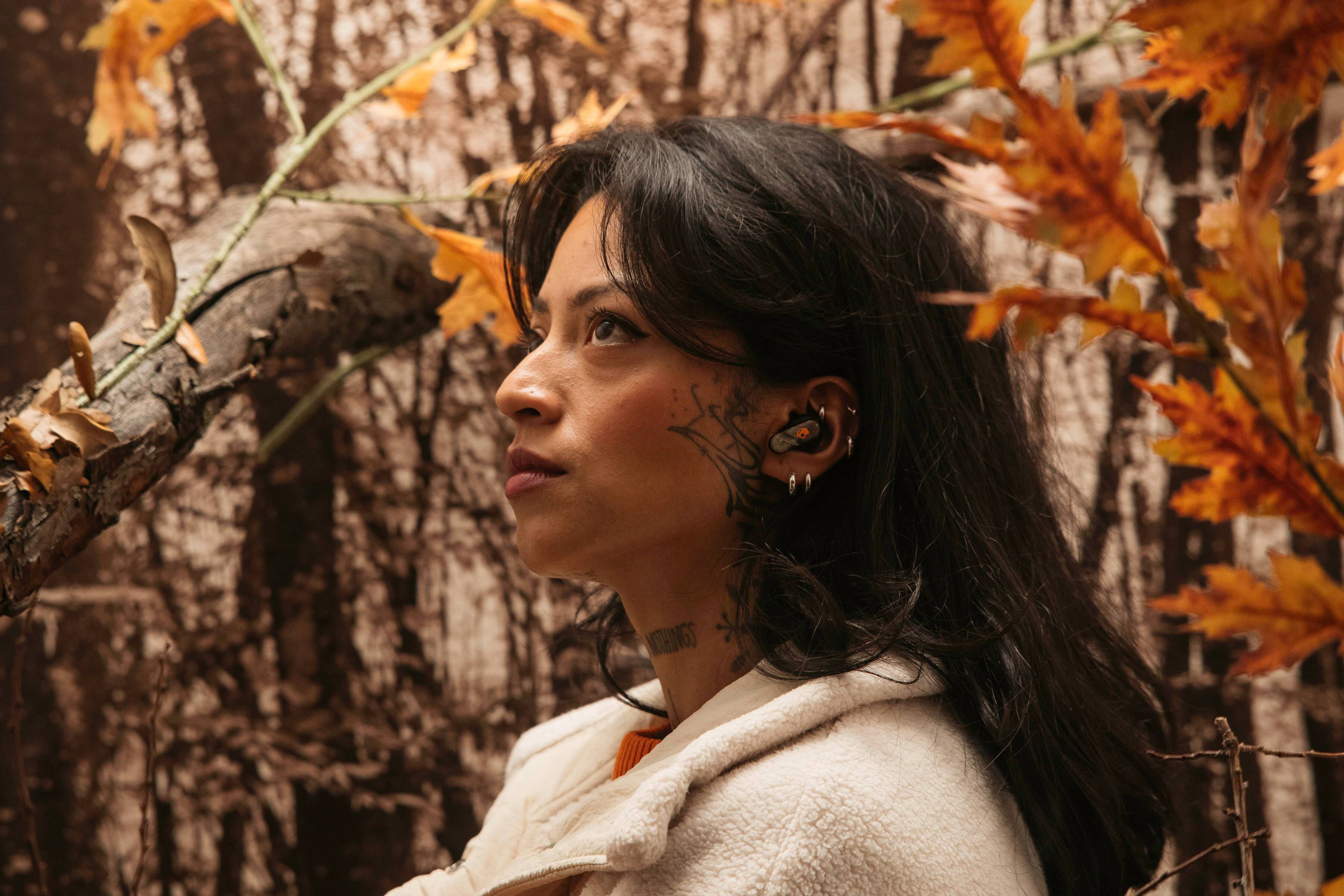 Alt View 5. Skullcandy - Dime 3 True Wireless Bluetooth In-Ear Earbuds - Camo.