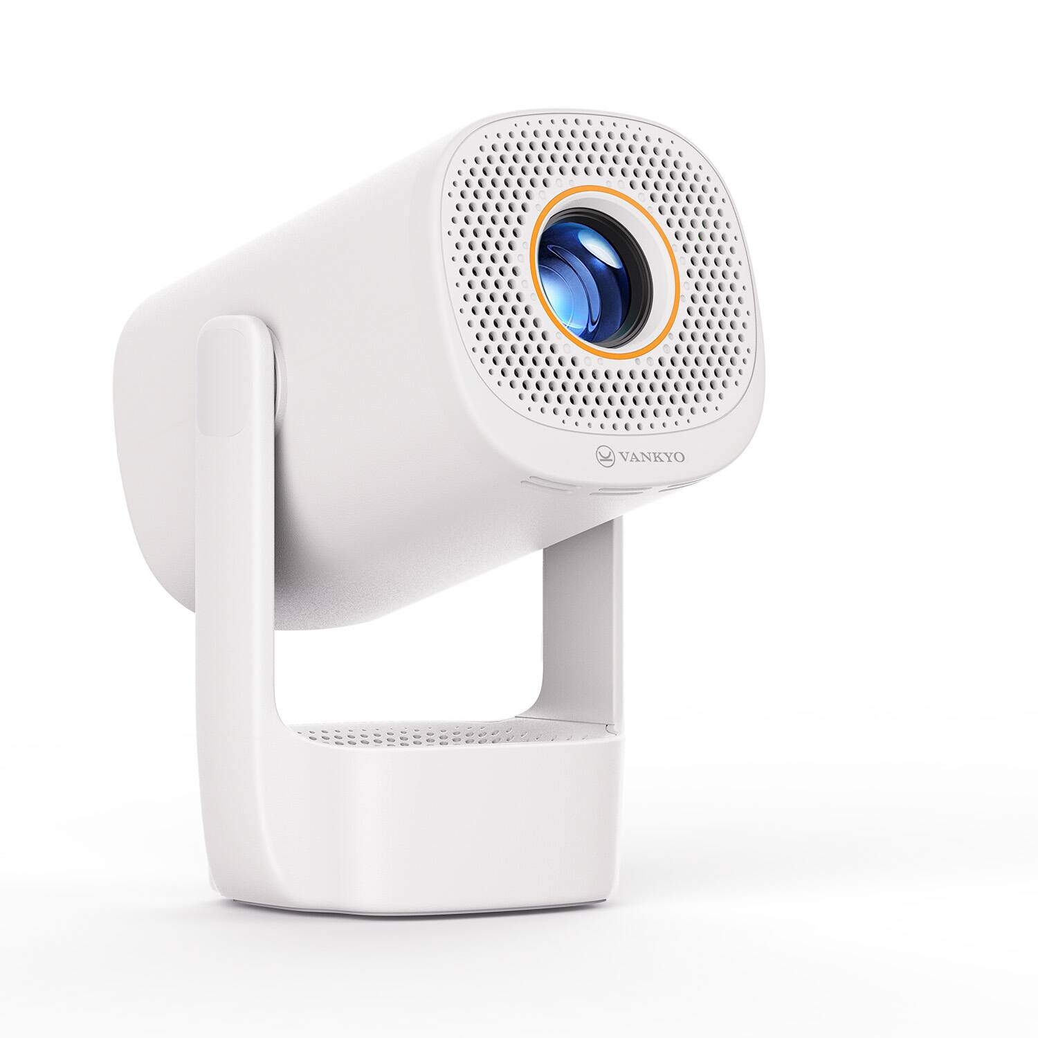Front. Vankyo - Vankyo Leisure 3W Flip Projector - White.
