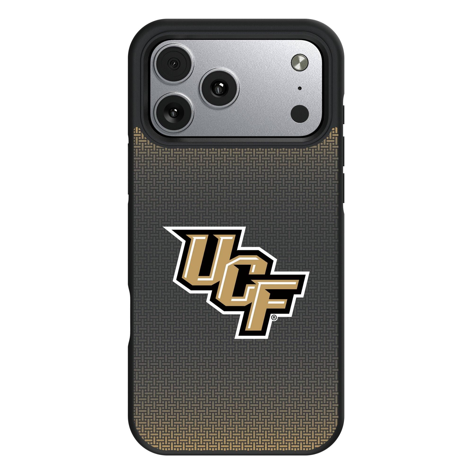 Front. Keyscaper - UCF Knights Bump Case with 8.2ft Drop Protection - 13 mini - Black.