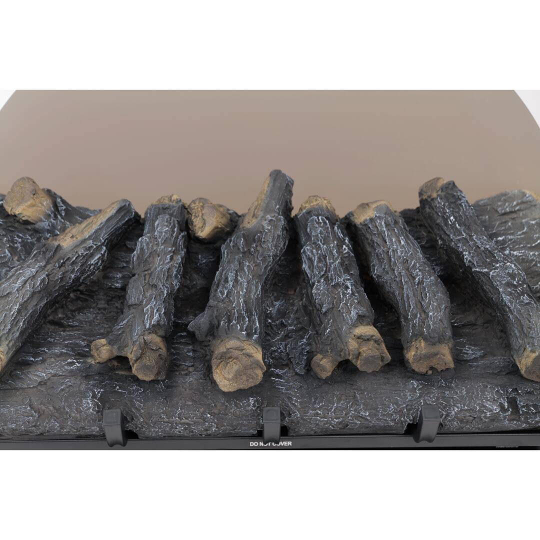 Alt View 7. Touchstone Home Products - 27 in. Freestanding BurnBrite Smart Electric Log Insert 1500W - Black.