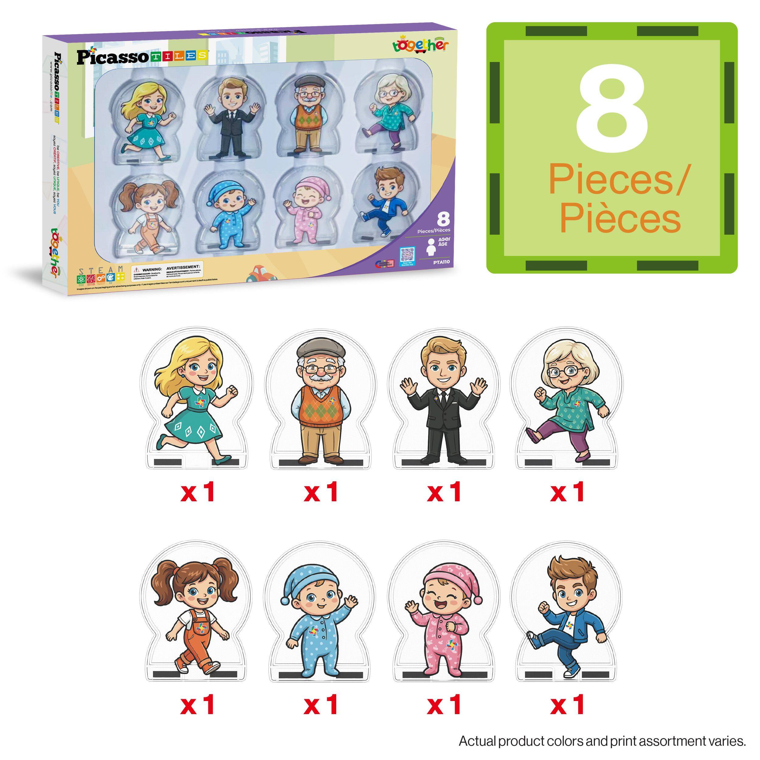 Picasso TILES

8 Pieces/ Pièces

Actual product colors and print assortment varies.