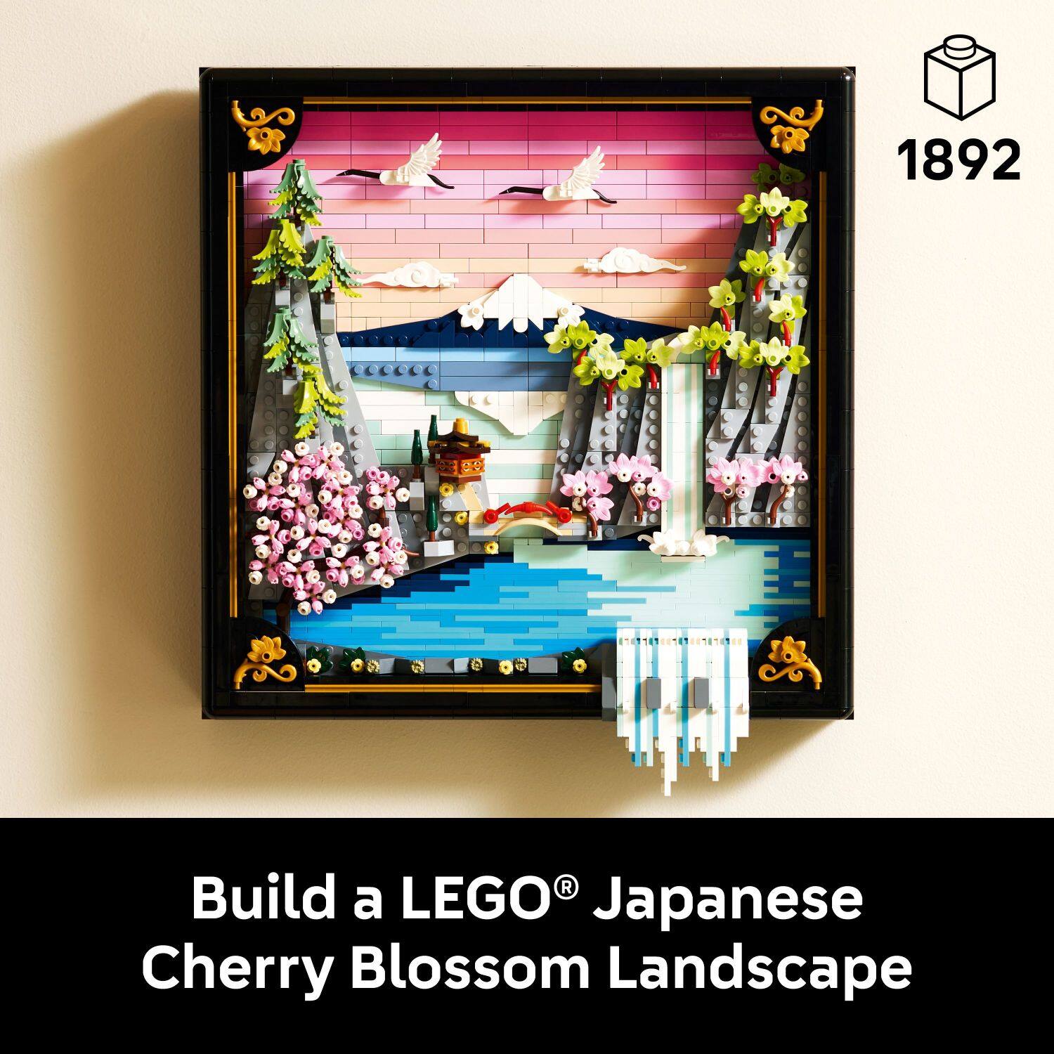 1892  
Build a LEGO® Japanese Cherry Blossom Landscape