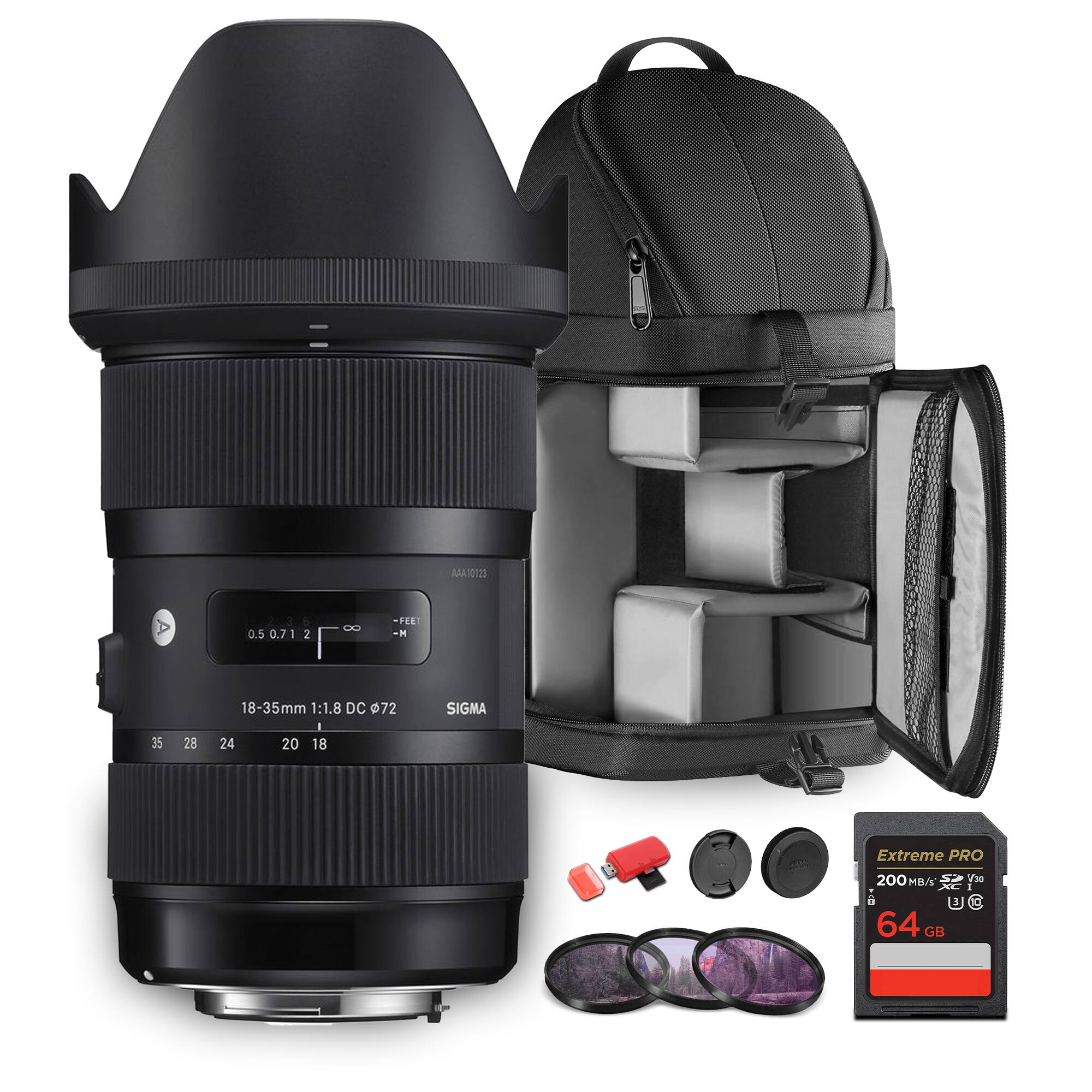 Sigma - 18-35mm f/1.8 Canon EF Bundle (International Version)