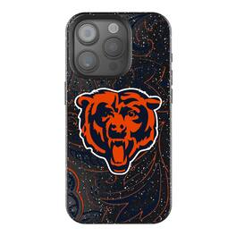 Keyscaper - NFL - Chicago Bears Paisley Bling iPhone Case - 14 - Black