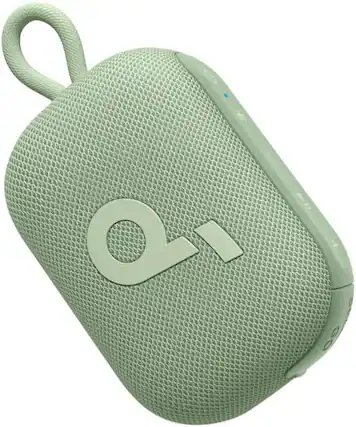 Front. Soundcore - soundcore Select 4 Go Bluetooth Shower Portable Wireless Speaker by Anker, Green - Green.