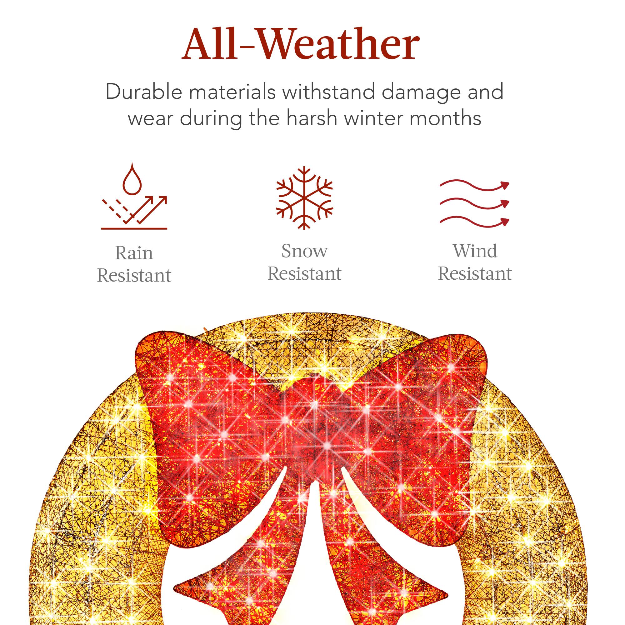 All-Weather

Durable materials withstand damage and wear during the harsh winter months

- Rain Resistant
- Snow Resistant
- Wind Resistant