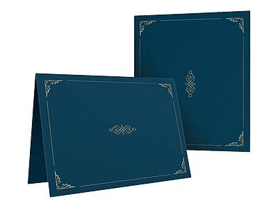 Alt View 6. Oxford - Certificate Holders, 11.25" x 8.75", Dark Blue, 5/Pack (29900235BGD) - Dark Blue.