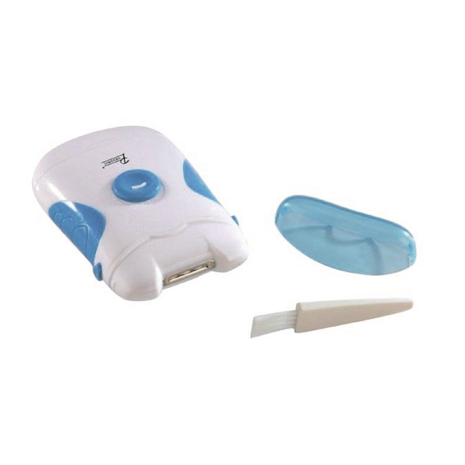 Angle. Pursonic - Portable Electric Nail Trimmer & Filer - Blue.