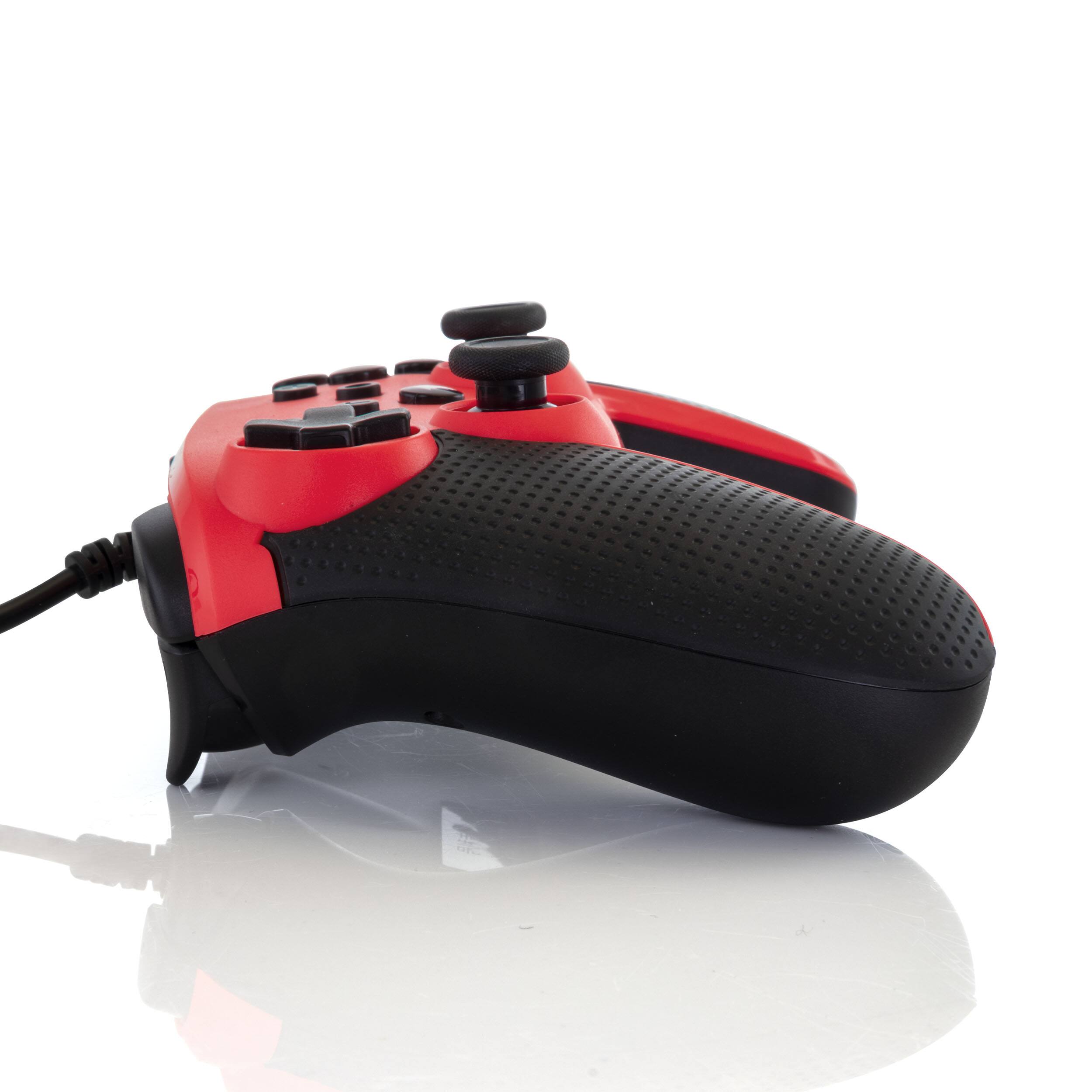 Alt View 7. Gamefitz - Gamefitz Wired Controller for the Nintendo Switch in Red - Red.