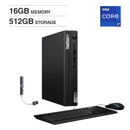 16GB MEMORY
512GB STORAGE
Intel Core i7
ThinkCentre I
Lenovo