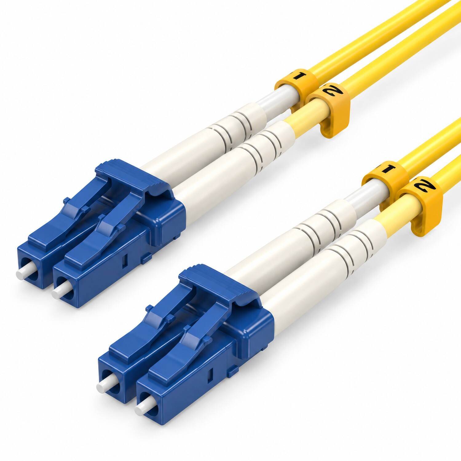Angle. Sanoxy - 1m LC/LC Duplex 9/125 Single Mode Fiber Optic Cable - Multi.