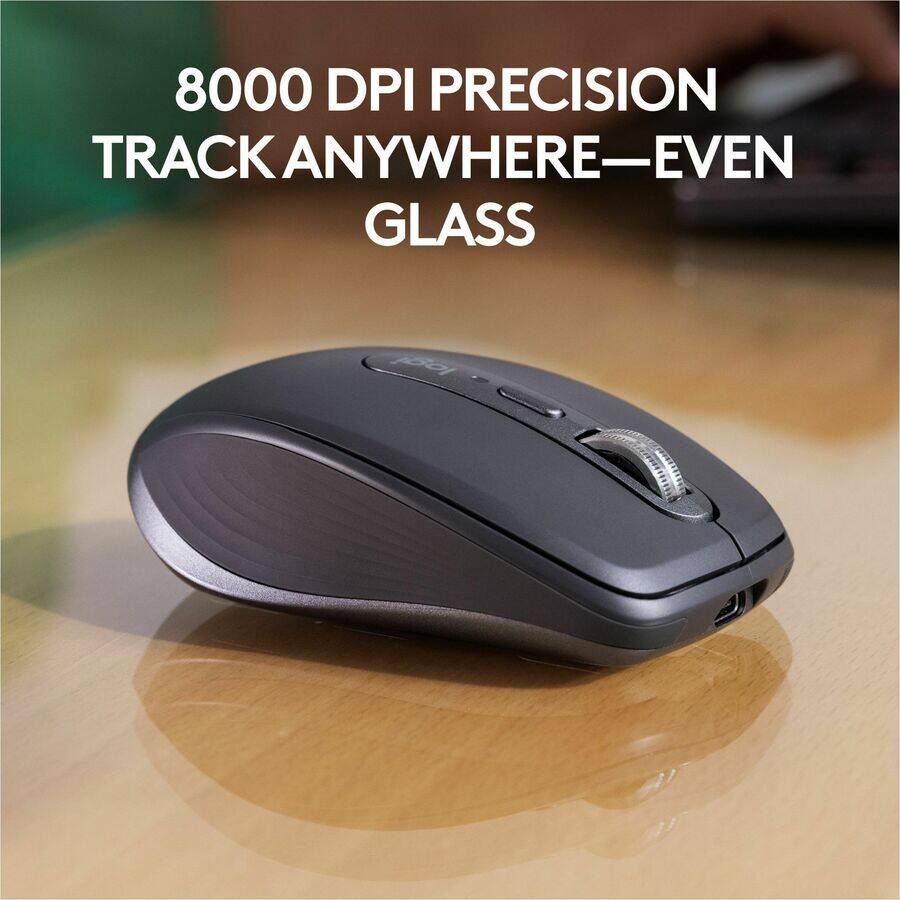 8000 DPI PRECISION TRACK ANYWHERE—EVEN GLASS